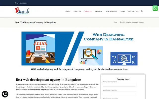 GSearrch Website Designers website