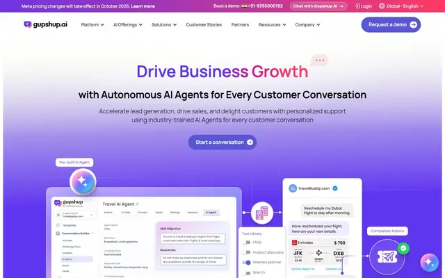 Gupshup Technology India Private Limited website