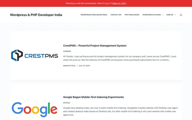 Wordpress Developer,Hire PHP Developers, Web Designer India website