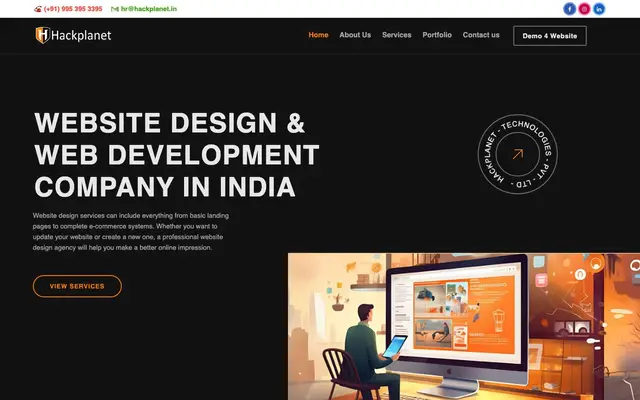 Hack Planet Technologies (P) Ltd. website