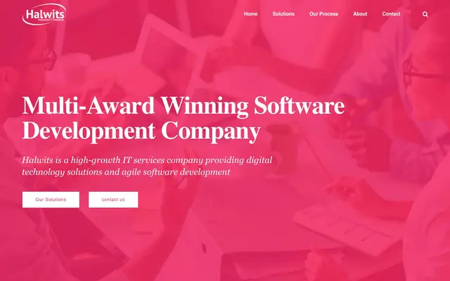 Halwasiya IT Solutions website