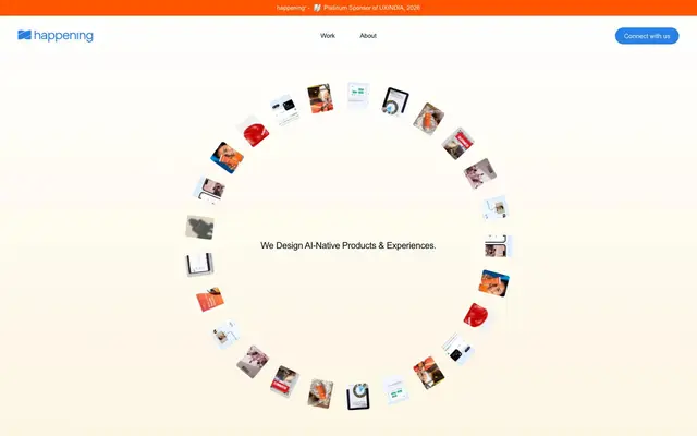 Happening Design website