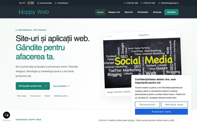 Happy Web website