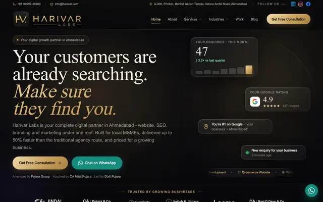 Harivar Labs website