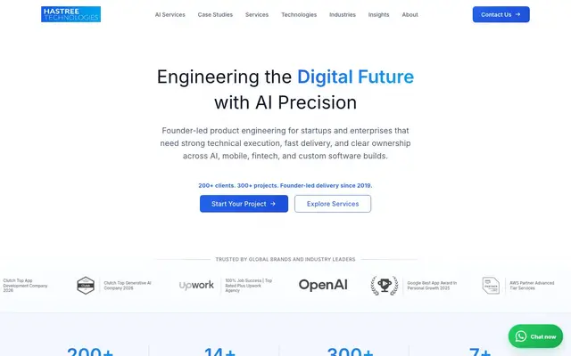 Hastree Technologies Pvt Ltd website