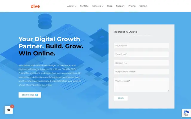 Hawkdive Media Kft. website