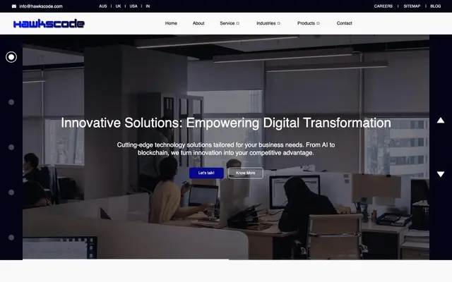 HawksCode website