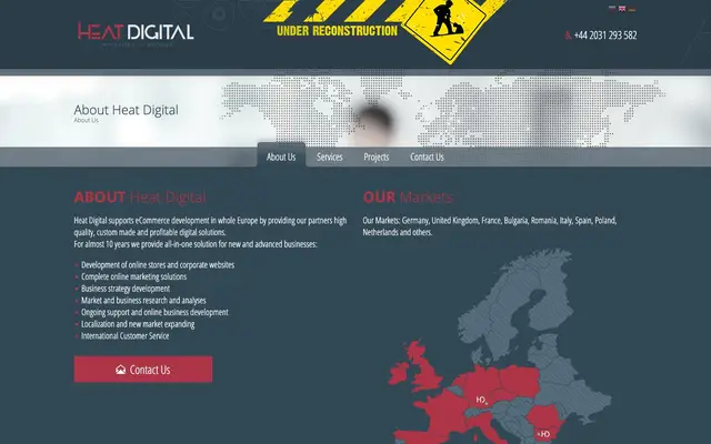 Heat Digital Ltd. website