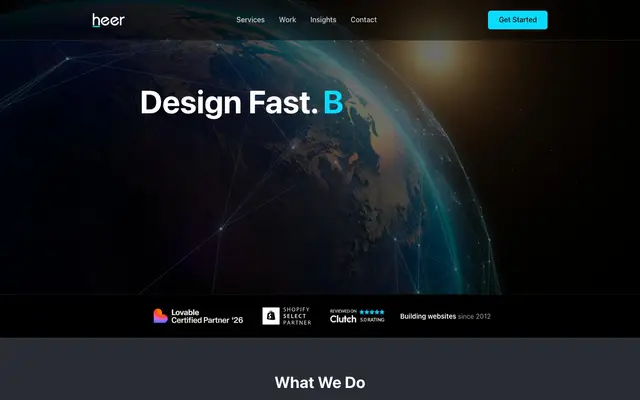 Heer Digital website