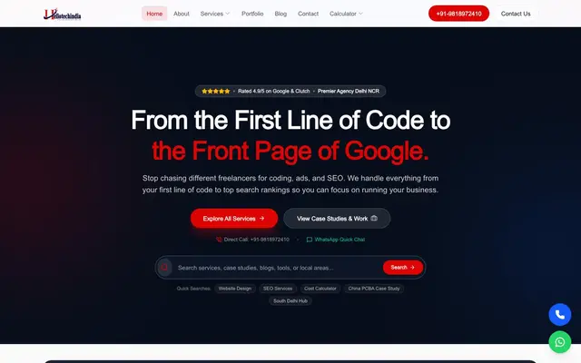 Hellotechindia Digital Marketing Solution website