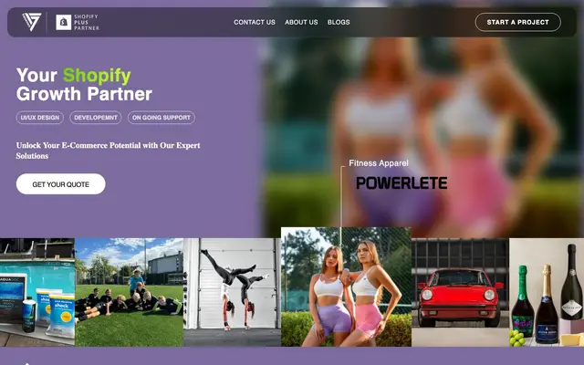 Heseven - Shopify partner & development agency website