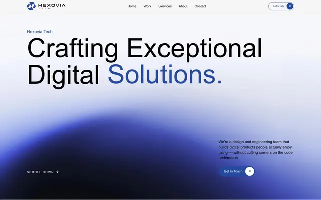 Hexovia Tech website