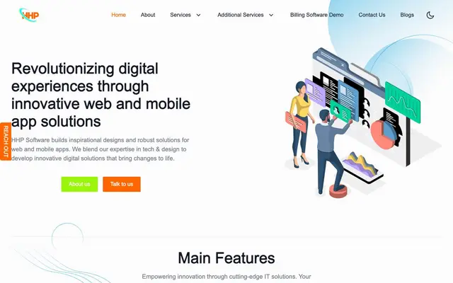 HHP Software Company in Delhi India website