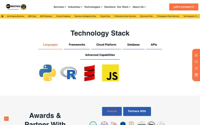 Hir Infotech website