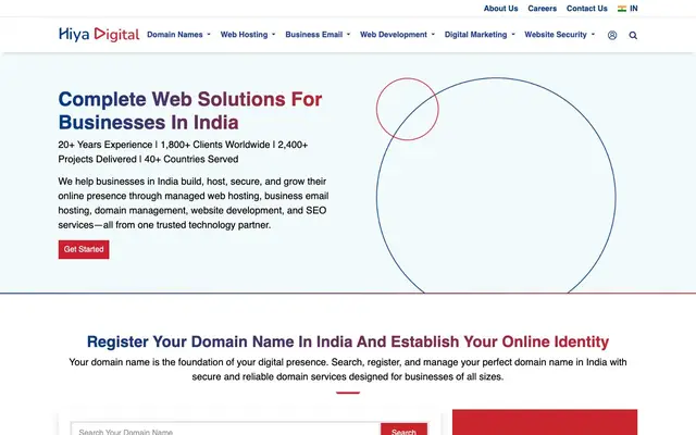Hiya Digital Private Limited website