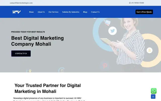 HMV Technologies website