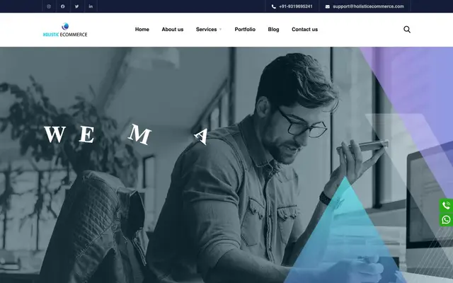 Holistic Ecommerce website