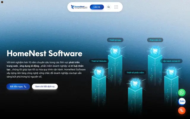 Home Nest | Dịch vụ Thiết kế website - SEO - Digital Marketing website