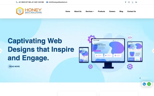 HONEY SOFT SOLUTIONS website