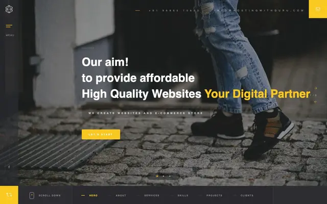 Hosting With Guru website