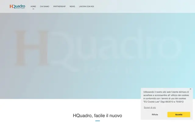 HQuadro S.r.l. website