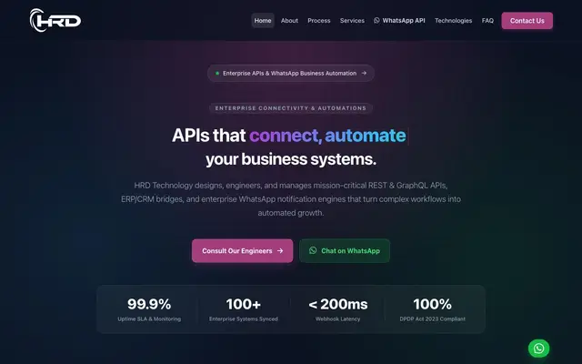 HRD Technology & Services Pvt. Ltd. website