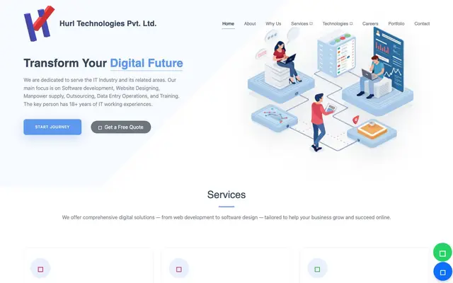 Hurl Technologies Private Limited website
