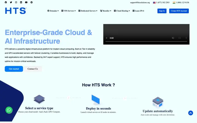 HTS Solutions Pvt. Ltd. website