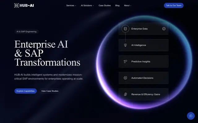 Hub-AI Technologies Private Limited website