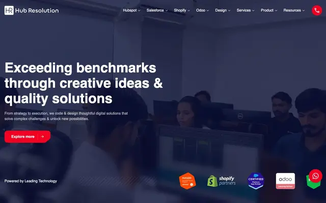 Hub Resolution website