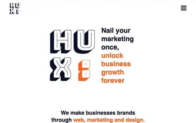 HUX Digital website