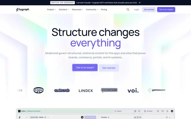 Hygraph website