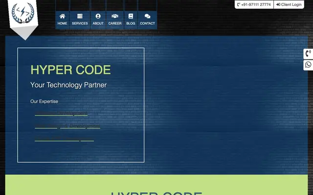 Hyper Code website