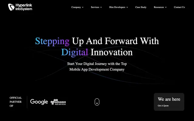 Hyperlink InfoSystem - Mobile App Development Company website