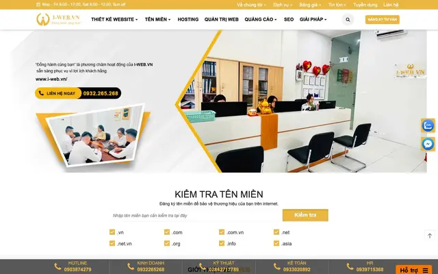 CÔNG TY TNHH TM DV I-WEB website