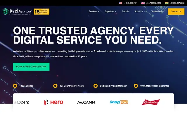 iWebServices website