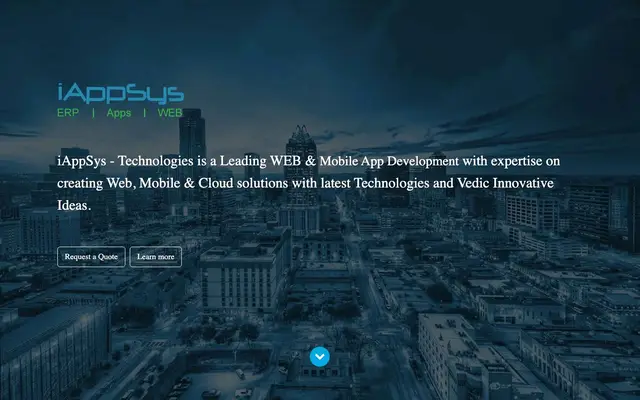 iAppSys Technologies website