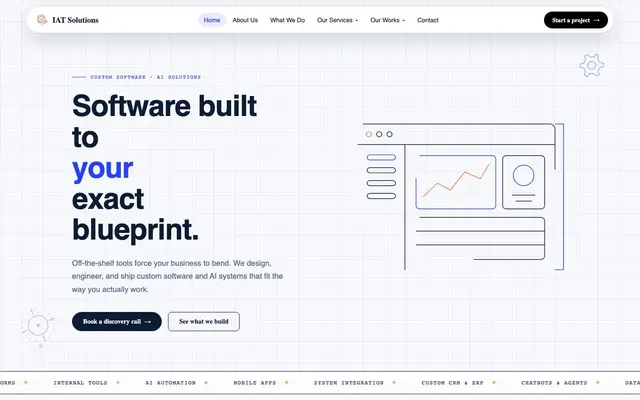 IAT Solutions website