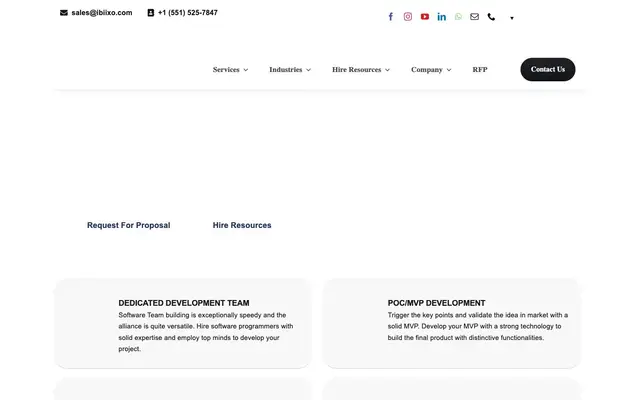 Ibiixo Technologies Pvt Ltd website