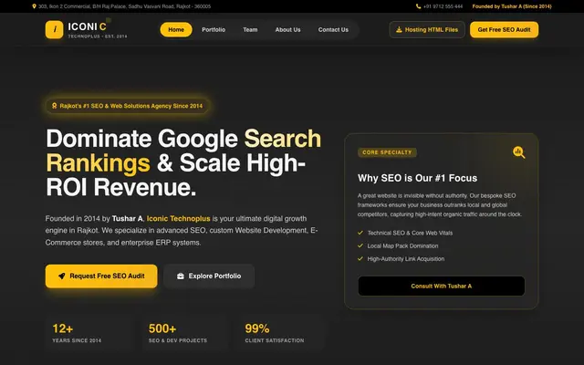 Iconic Technoplus website