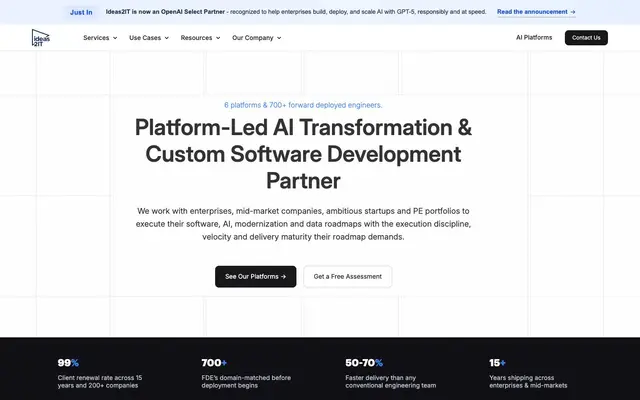 Ideas2IT Technology Services Private Limited website