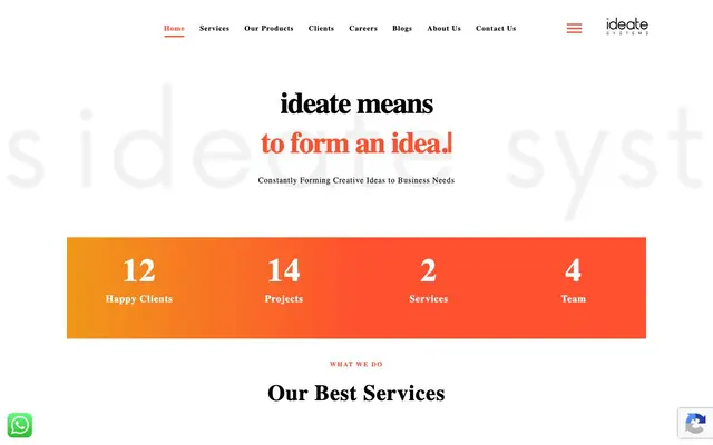 IDEATE SYSTEMS INDIA PVT. LTD. website