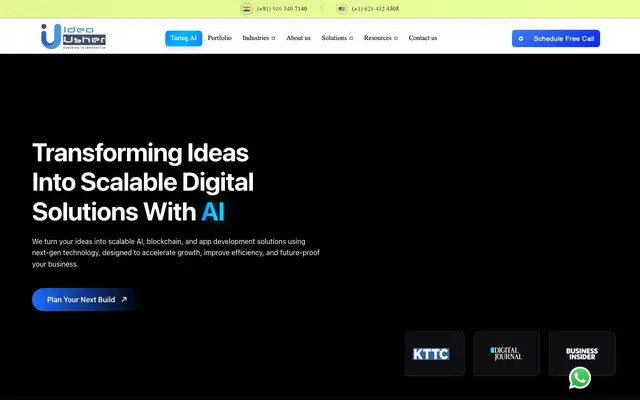 Idea Usher website
