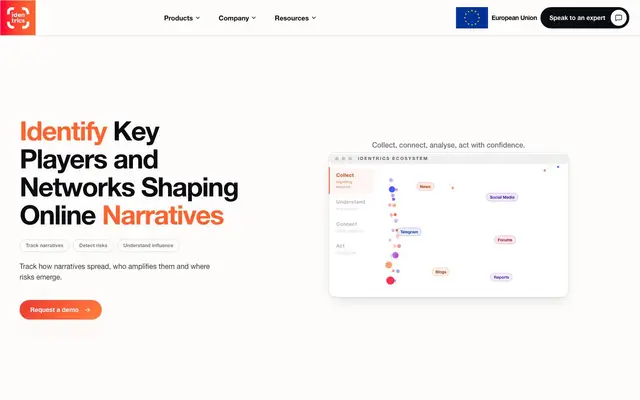 Identrics website