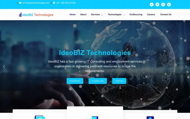 IdeoBIZ Technologies website