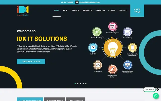 IDK IT SOLUTIONS website