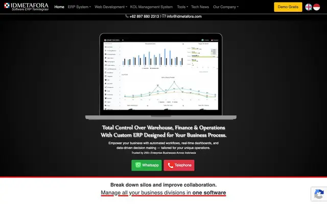 IDMETAFORA (Web Developer) - PT Metafora Indonesia Teknologi website