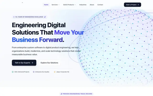 iGlobe Solutions website