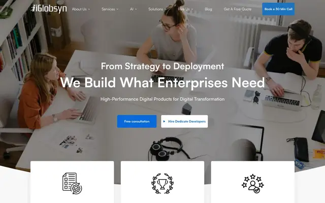iGlobsyn Technologies website