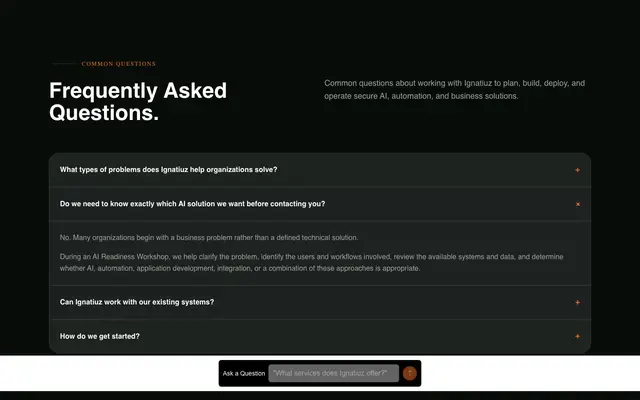 Ignatiuz website